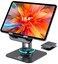 OCYCLONE iPad Stand 360 Rotating Adjustable Foldable iPad Tablet Stand Holder for Desk Compatible with Kindle Tablet iPad 4 156 Portable Monitor Stand Black