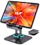 OCYCLONE iPad Stand 360 Rotating Adjustable Foldable iPad Tablet Stand Holder for Desk Compatible with Kindle Tablet iPad 4 156 Portable Monitor Stand Black