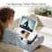 elitehood Adjustable iPad Pillow Stand for Lap Soft Cushion Lap Beanbag Tablet Pillow Stand Tablet Holder for Lap Bed Couch Pillow Pad for Tablet or iPad EReader Books and 4156 Devices Grey