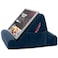Brookstone Tablet Lap Cushion TabletPhoneEbook Holder for Bed Flights and Travel Memory Foam Lap Desk for Reading and Hands Free Viewing Compatible iPad and Kindle Accessories Blue
