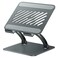 tounee Tablet Holder Stand Dual Rod Adjustable Aluminum Desktop Stand Compatible with 47169 iPads Surface Tablets Portable Monitors Kindle More Gray