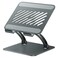 tounee Tablet Holder Stand Dual Rod Adjustable Aluminum Desktop Stand Compatible with 47169 iPads Surface Tablets Portable Monitors Kindle More Gray