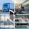 Leenconghui Aluminum Tablet Holder with Dual Suction Cup Base for CarBoat Windshield Tablet Stand Fits iPad Air 13 M2 2024 iPad Pro 129 and other 4715 Tablets Mount on Window Bathroom Mirror
