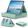 KDD Tablet Pillow Holder Foldable iPad Stand for Lap Bed and Desk Tablet Soft Pad Dock with Pocket Stylus Mount Compatible with iPad Pro 129 105 97 Air Mini 6 5 4 3 EReader