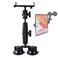 Leenconghui Aluminum Tablet Holder for All iPad 360 adjustable Secure Double Suction Cup Mount for Car Truck WindshieldSunroof Compatible with iPad Pro 129 Mini Air Galaxy Tabs and 4715 Tablets