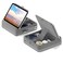 KDD Tablet Pillow Stand with Storage Foldable iPad Holder for Bed Lap and Desk Angle Adjustable Soft Pad Dock with Stylus Mount Compatible with Ipad Pro 129 105 11 Air Mini Phones Books