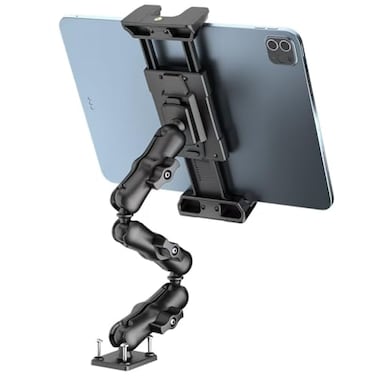 OHLPRO Tablet Mount for Truck Heavy Duty Drill Base Tablet Holder for Car Dashboard iPad Holder for All 513 iPad Pro Samsung Galaxy Kindle fire Tablets and Car Wall etc 12inch Arm