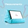 Flippy Original Tablet Pillow Stand iPad Holder Gift for Book Lovers Readers MultiAngle Stand with Storage for Lap Desk Bed Compatible with Kindle Fire iPad Samsung I Wanna Go to Miami