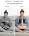 Miledi Tablet Pillow Stand Compatible with 5129 Kindle iPad PhoneTablet Google Samsung 360 Rotating Phone Holder for Bed Soft Plush Fabric Detachable Bowl Reading and Relaxation on Bed Pink