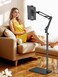 Lucky Trip Tablet Floor Stand with Double Heavy Duty Stable Base Never Tip Over Adjustable Height Swivel Overhead Bed Tablet Phone Stand Holder for iPad Kindle Galaxy Tab Cell Phones4713