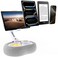 Tryone Tablet EReader Stand with Soft Plush Pillow and 2 Detachable Trays Adjustable Tablet Holder for Bed or Lap Compatible with Kindle Kobo iPad iPhone Portable Monitors 47161 Devices Gray