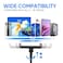 Kdyxvhy Lazy Bracket Gooseneck Tablet Holder for Bed 360 Flexible Long Arm Adjustable Tablets Stand Clamp for Desk Phone Mount Compatible with iPad 4 8 Tablet Gooseneck Holder Cell Phone Stand