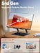tounee Tablet Holder Stand Dual Rod Adjustable Aluminum Desktop Stand Compatible with 47169 iPads Surface Tablets Portable Monitor Kindle and More Black