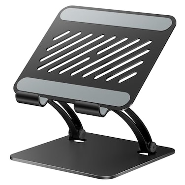 tounee Tablet Holder Stand Dual Rod Adjustable Aluminum Desktop Stand Compatible with 47169 iPads Surface Tablets Portable Monitor Kindle and More Black
