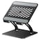 tounee Tablet Holder Stand Dual Rod Adjustable Aluminum Desktop Stand Compatible with 47169 iPads Surface Tablets Portable Monitor Kindle and More Black