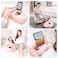 TabHolderix Tablet Pillow Stand Adjustable Kindle Holder with 2 Snack Bowls 360 Adjustable iPad Stand for Bed with 4713 iPad Kindle Phone Gift for Reading Accessories on Bed Sofa Pink