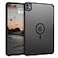 Telaso Magnetic for iPad Pro 11 inch 20252024 M5M4 Case Supports Pencils Translucent Matte Back Soft TPU Bumper Military Grade Shockproof Protective Case for iPad Pro 11 inch 20252024 Black