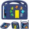 AGROMI Kids Case for iPad 9th8th7th Generation 102 Inch 202120202019 with Builtin AntiSlip HandleFoldable StandShoulder Strap Shockproof Protective Kids iPad 9th8th7th Gen Case 102 Inch