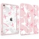 MEEgoodo Case for iPad A16 11th Generation 11 inch 202510th Gen 109 inch 2022 Cover with Transparent Acrylic Back ShellTablet Case with Pencil HolderAuto WakeSleep Stand Cute White Cats Bows