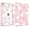 MEEgoodo Case for iPad A16 11th Generation 11 inch 202510th Gen 109 inch 2022 Cover with Transparent Acrylic Back ShellTablet Case with Pencil HolderAuto WakeSleep Stand Cute White Cats Bows