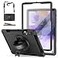 Miesherk STOCK Case for Galaxy Tab S7 FES7 PlusS8 Plus 124 INCH TPU Protective Cover for Samsung Tablet S7 FES7 PlusS8 Plus 124 with Screen ProtectorStand Handle Shoulder StrapSPen Holder Black