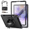 Miesherk STOCK Case for Galaxy Tab S7 FES7 PlusS8 Plus 124 INCH TPU Protective Cover for Samsung Tablet S7 FES7 PlusS8 Plus 124 with Screen ProtectorStand Handle Shoulder StrapSPen Holder Black