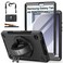Miesherk STOCK Case for Galaxy Tab A9 Plus 5G 2023 Heavy Duty TPU Cover for Samsung Tablet A9 11 Inch with Screen Protector Stand Handle Shoulder Strap SPen Holder Black