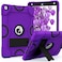 ZoneFoker for iPad 9th Generation Case iPad 8th 7th Generation Case iPad 102 Inch 202120202019 Case Heavy Duty Rugged Shockproof Protective Cover with Kickstand Dark Purple