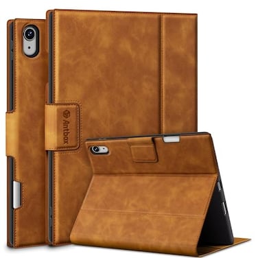 Antbox Case for iPad Air 11inch M4M3M2 202620252024 iPad Air 5th4th Generation 109 Vegan Leather with Pencil Holder Typing Angle Auto SleepWake MutiStand
