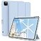 kenke Case for iPad Pro 11 Inch 4th3rd2nd Generation 202220212020 with Pencil Holder Slim Trifold Smart Cover with Soft TPU Back Support 2nd Gen Pencil Charging Auto SleepWake Light Blue