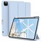 kenke Case for iPad Pro 11 Inch 4th3rd2nd Generation 202220212020 with Pencil Holder Slim Trifold Smart Cover with Soft TPU Back Support 2nd Gen Pencil Charging Auto SleepWake Light Blue