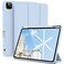 kenke Case for iPad Pro 11 Inch 4th3rd2nd Generation 202220212020 with Pencil Holder Slim Trifold Smart Cover with Soft TPU Back Support 2nd Gen Pencil Charging Auto SleepWake Light Blue