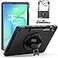 Junfire Protective Case for Galaxy Tab S10 FE Plus 131inch 2025 Shockproof Samsung Tab S10FE Case with 360Rotating KickstandSPen HolderHand StrapShoulder Strap Black