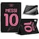C0KC0IP ZERMU Case for iPad A16 11th10th Generation 11109 20252022 Messi 10 Argentina Soccer Shockproof Magnetic Cover Auto SleepWake with Pencil Holder