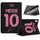 C0KC0IP ZERMU Case for iPad A16 11th10th Generation 11109 20252022 Messi 10 Argentina Soccer Shockproof Magnetic Cover Auto SleepWake with Pencil Holder