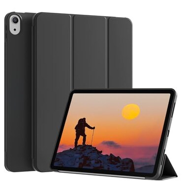 KENKE for iPad A16 11th Generation Case 11 Inch 2025 Release iPad 10th Generation Case 109 Inch 2022 Without Pencil Holder Slim Trifold Stand Protective Cover with Soft TPU Back Black