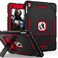 ZoneFoker 97 Case for iPad 6th5th Generation 20182017 for iPad Air 2 Air 1st Pro 97 Heavy Duty Shockproof Protective 97 Inch Cover with Builtin Stand for i Pad 6 5 Gen BlackRed