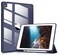 VIKESI for iPad 6th 5th Generation 97 inch Case 20182017 iPad Air 2 1 20142013 Case Clear Back Smart Cover Builtin Pencil Holder Auto SleepWake Blue
