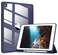 VIKESI for iPad 6th 5th Generation 97 inch Case 20182017 iPad Air 2 1 20142013 Case Clear Back Smart Cover Builtin Pencil Holder Auto SleepWake Blue