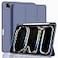 ZryXal iPad Pro 11 Inch Case M5 2025 M4 2024 Model A2836A2837A3006 Trifold Stand Smart Cover with Pencil Holder and Soft TPU Back Auto WakeSleep Lavender
