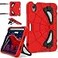 Nitupai Case for iPad mini 7 A17 Pro 2024 iPad mini 6 Case 2021 83Inch Kids Friendly Shockproof Cover with Kickstand Shoulder Strap Pen Holder Support Pencil Pro Pencil USBC Red Black