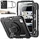 SEYMAC stock Case for iPad Pro 11inch M5M4 20252024 Shockproof Heavy Duty Case with Screen Protector Pencil Holder Rotating Stand Hand Strap Shoulder Strap Black