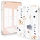 Feams for iPad 9th Generation Case 102 Inch Trifold iPad 102 Case Clear Back Transparent Cover with Pencil Holder Auto SleepWake for iPad 9th8th7th Generation 202120202019 Simple Flowers