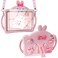 VOFUOE for iPad 10th Generation Case 109 Inch 2022 Kids Girls for iPad A16 Case 11th Generation 2025 with Screen Protector Shoulder Straps Handle Cute Rabbit Soft Silicone Tablet CoverPink