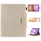 Techcircle Glitter Case for iPad Pro 129 3rd4th5th6th Gen iPad Air 13 M2M3 Folio Stand Smooth Soft TPU Back Smart Cover with Pencil Holder Card Pocket Auto SleepWake Shiny Gold