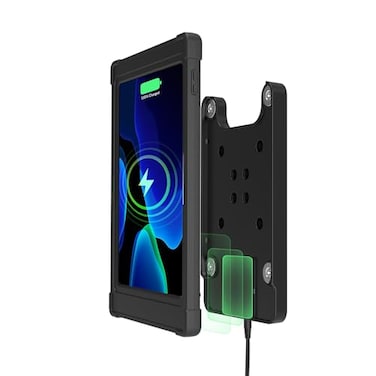 CTA Digital iPad Wireless Charger Magnetic Case CTA Wireless Charging Magnetic Shockproof Case Desk Stand Cover for 102 Inch iPad 789 Gen iPad Air 345 105 Inch iPad Pro More Tablets PADICCB