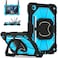 Scnioy for Galaxy Tab A11 Plus A9 Case 11 Inch Rugged Case for Samsung Galaxy A9 PlusA11 Tablet with Screen Protector 360 Rotating Stand Shoulder Strap Pen Holder 20252023 Model Black Blue