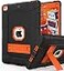 Rantice iPad 6th Generation Cases iPad 5th Generation Case iPad 97 Case iPad Air 2 Case Hybrid Shockproof Rugged Drop Protection Case Built with Kickstand for iPad 97 inch BlackOrange