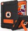 Rantice iPad 6th Generation Cases iPad 5th Generation Case iPad 97 Case iPad Air 2 Case Hybrid Shockproof Rugged Drop Protection Case Built with Kickstand for iPad 97 inch BlackOrange