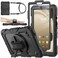 SEYMAC stock Case for Samsung Galaxy Tab A11 A9 87 FullBody Drop Protection Case with Screen Protector Pencil Holder 360 Rotating Hand Strap Stand Black